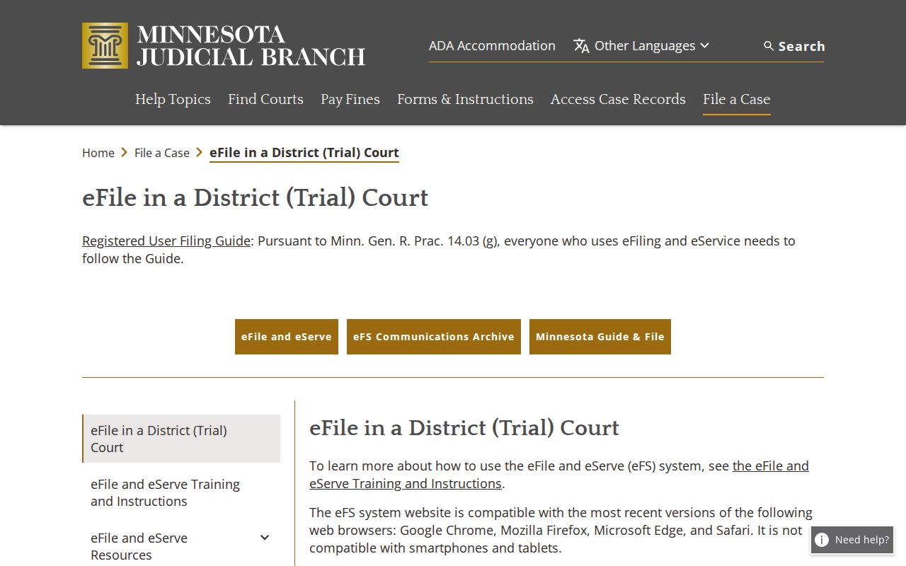 Ramsey County criminal docket filing system overview